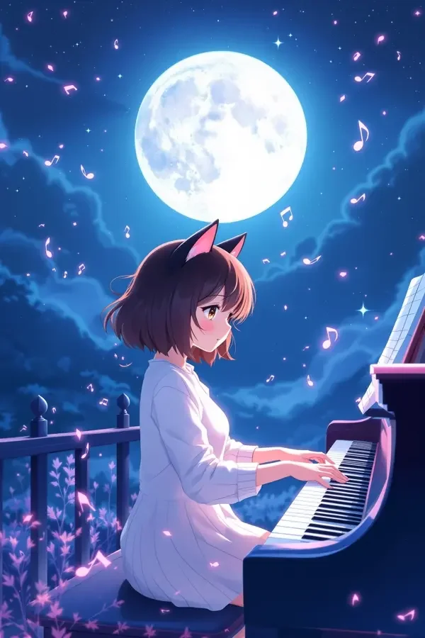 月光小夜曲 韩日漫画高清封面